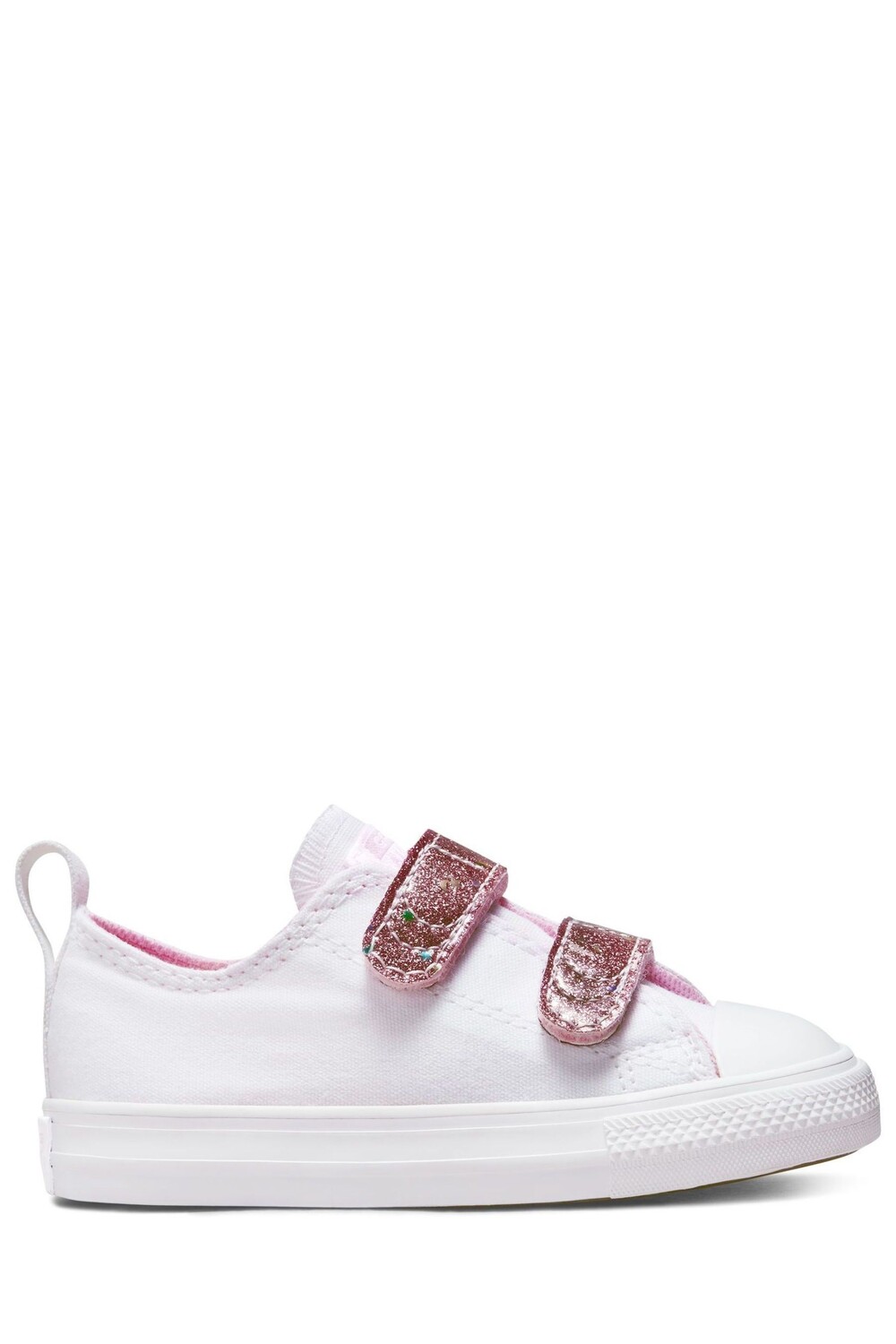 

Светло-фиолетовые детские спортивные туфли Easy On с блеском 2V Converse, белый