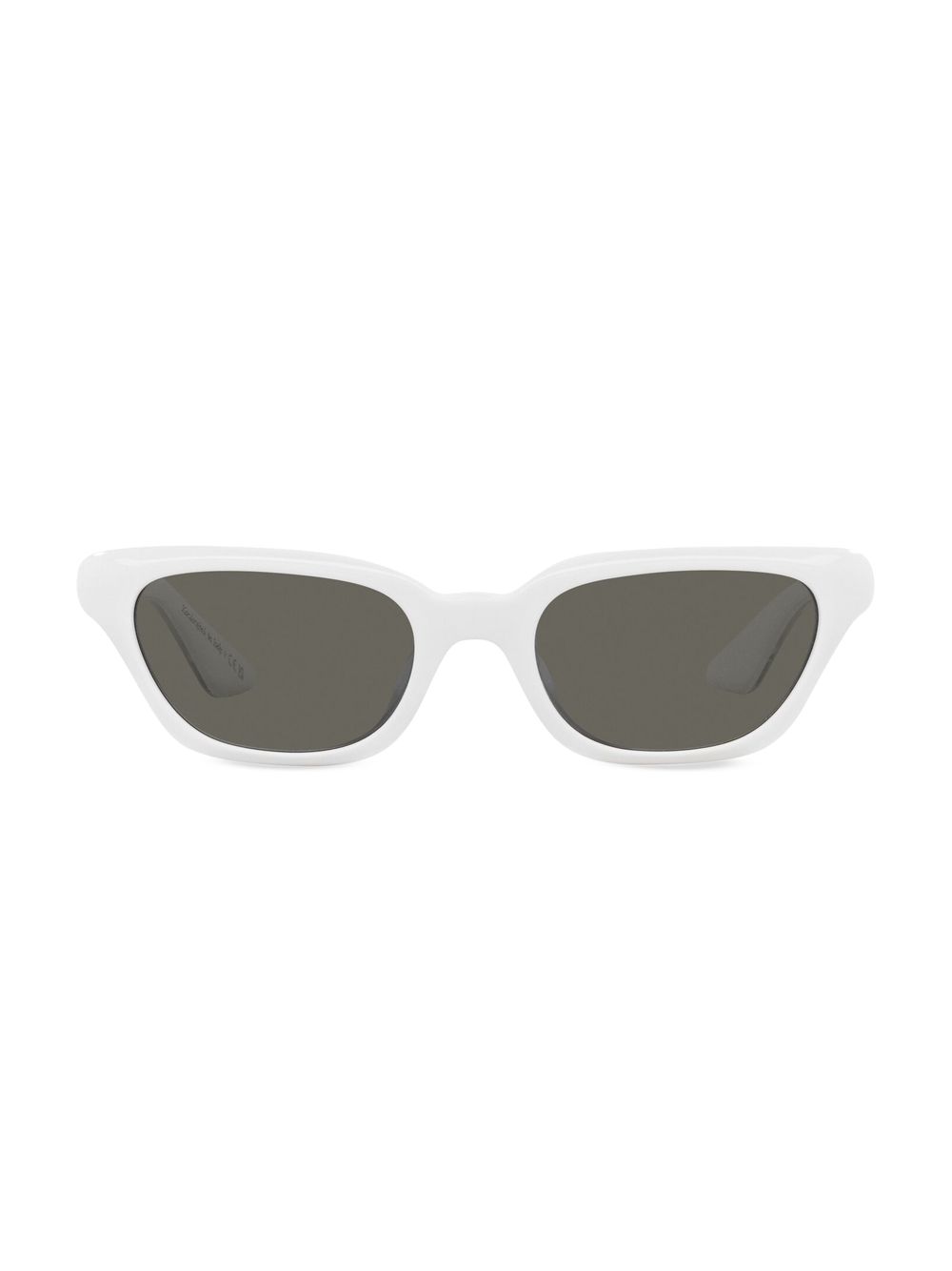 цена Солнцезащитные очки Oliver Peoples 1983C 52MM с геометрическим рисунком KHAITE x Oliver Peoples, белый