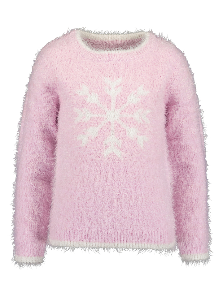 Пуловер Blue Seven, розовый лонгслив blue seven хлопок размер 48 розовый