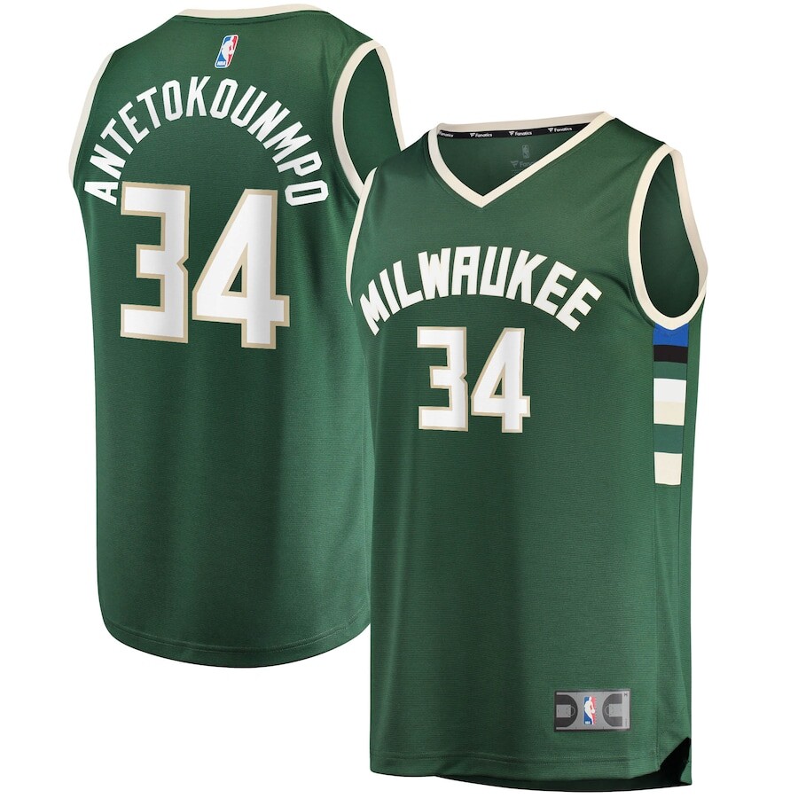 

Джерси Fanatics Branded Milwaukee Bucks