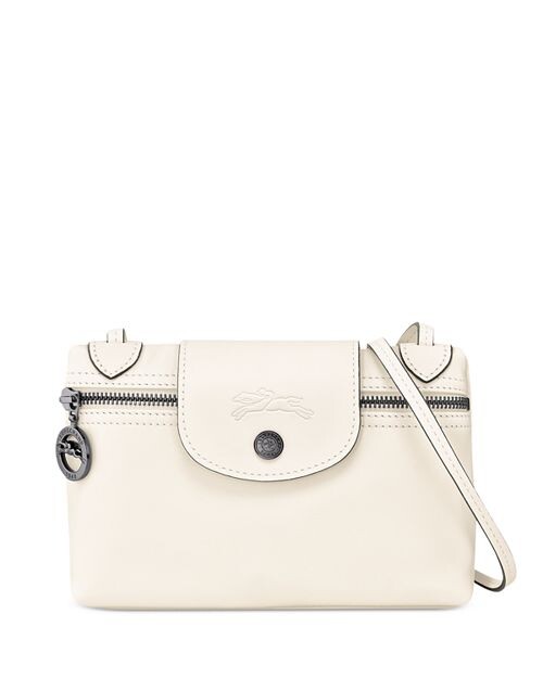 

Маленькая кожаная сумка через плечо Longchamp Le Pliage Xtra Longchamp, цвет Ivory/Cream