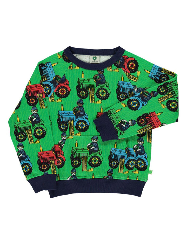

Толстовка Småfolk Tractor, зеленый