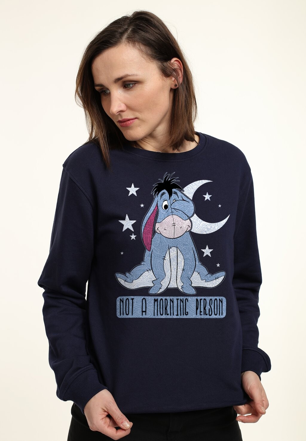

Толстовка WINNIE THE POOH EEYORE NOT MORNING Disney, темно-синий