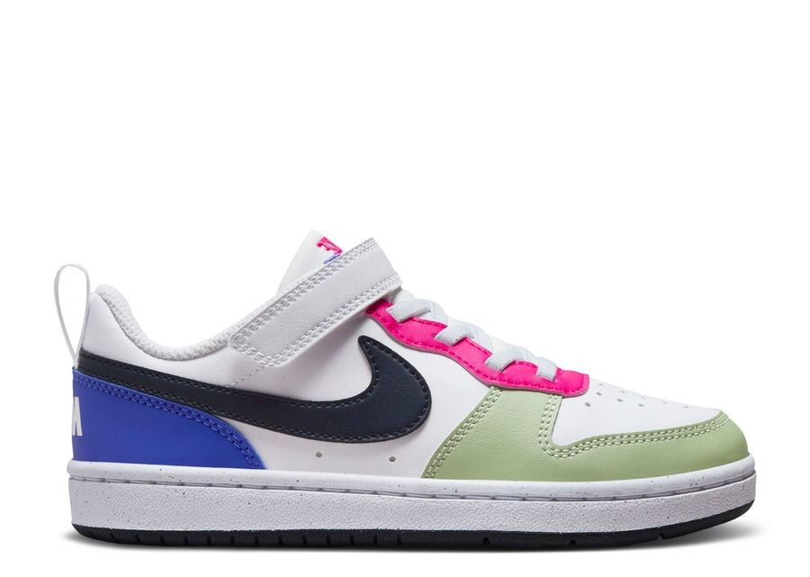 

Кроссовки Nike Court Borough Low Recraft PS, цвет Honeydew Pink Ultramarine