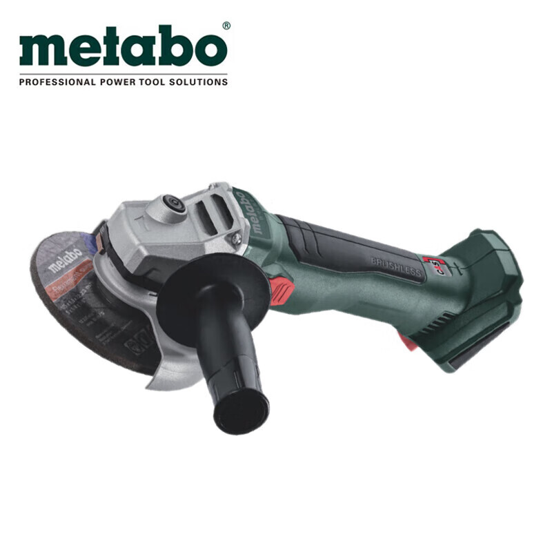 Угловая шлифовальная машина Metabo W 18 L BL 9-125 + два аккумулятора 5,2Ah