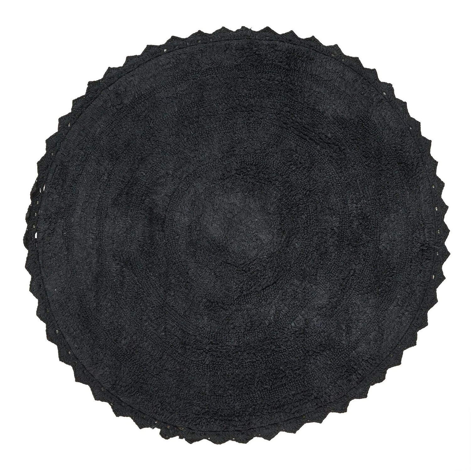 

Ковер Giz Home с круглыми краями - черный - 80x80 см