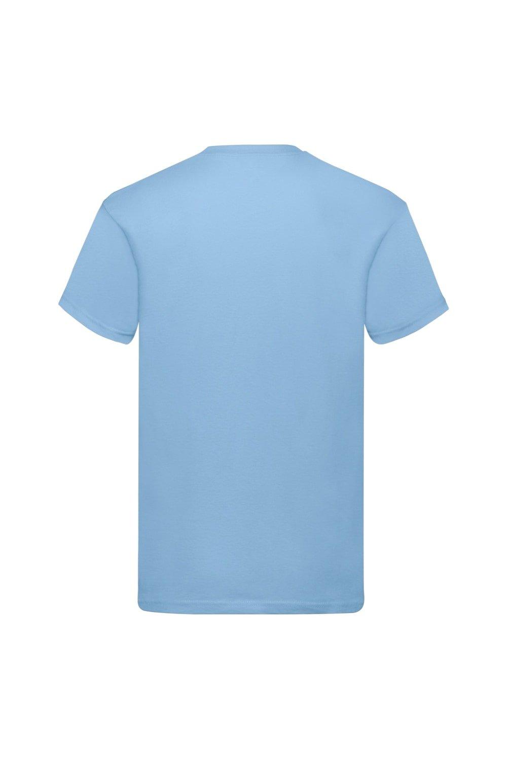 Оригинальная футболка с коротким рукавом Fruit of the Loom, синий