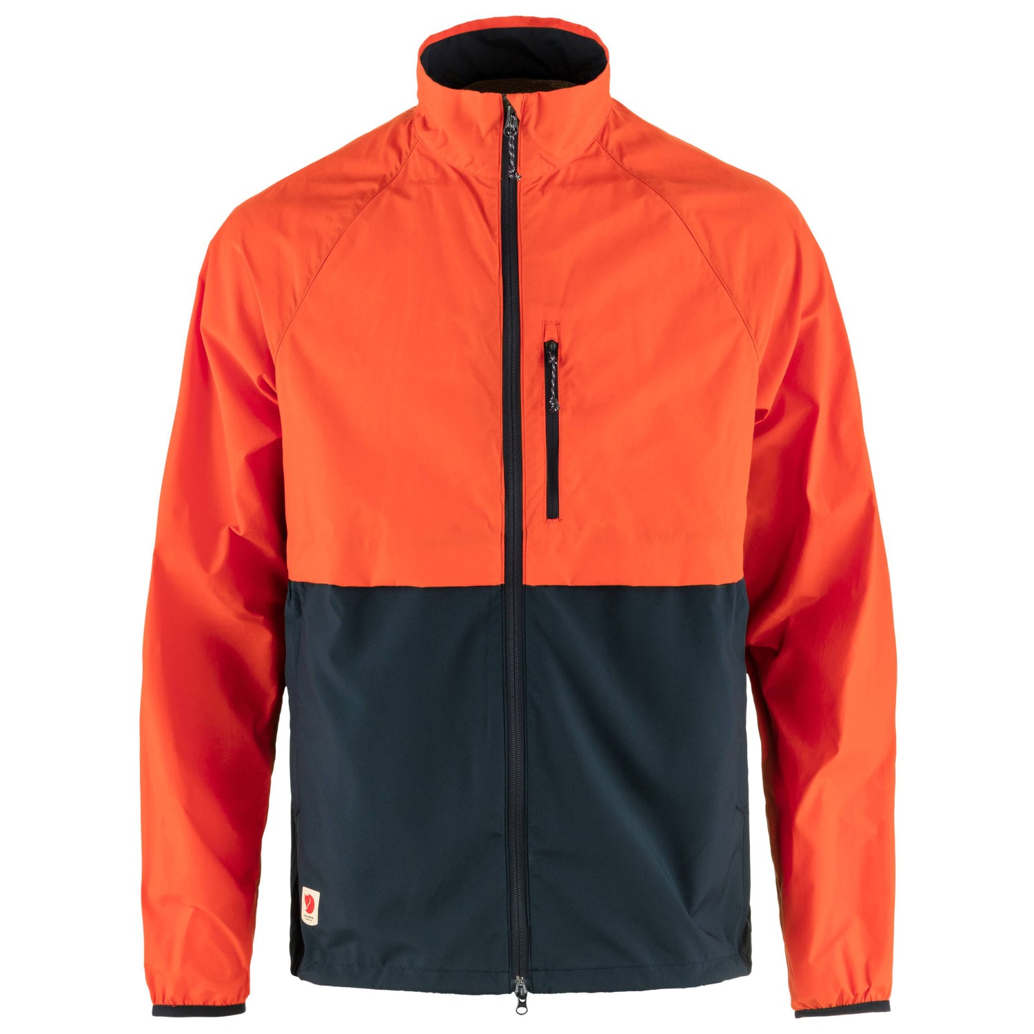 Повседневная куртка Fjällräven Hc Hybrid Wind, цвет Dark Navy/Flame Orange