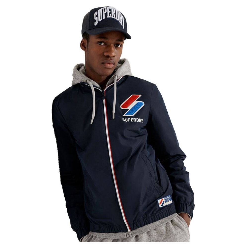 

Куртка Superdry Track Cagoule, синий