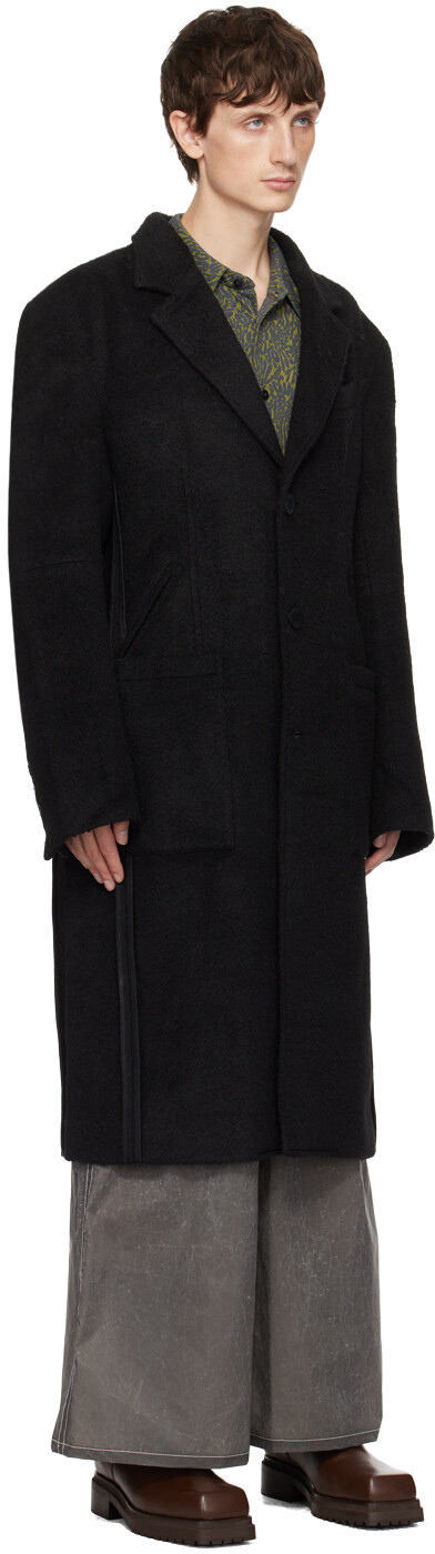 

Черное пальто Form Eckhaus Latta, Черный