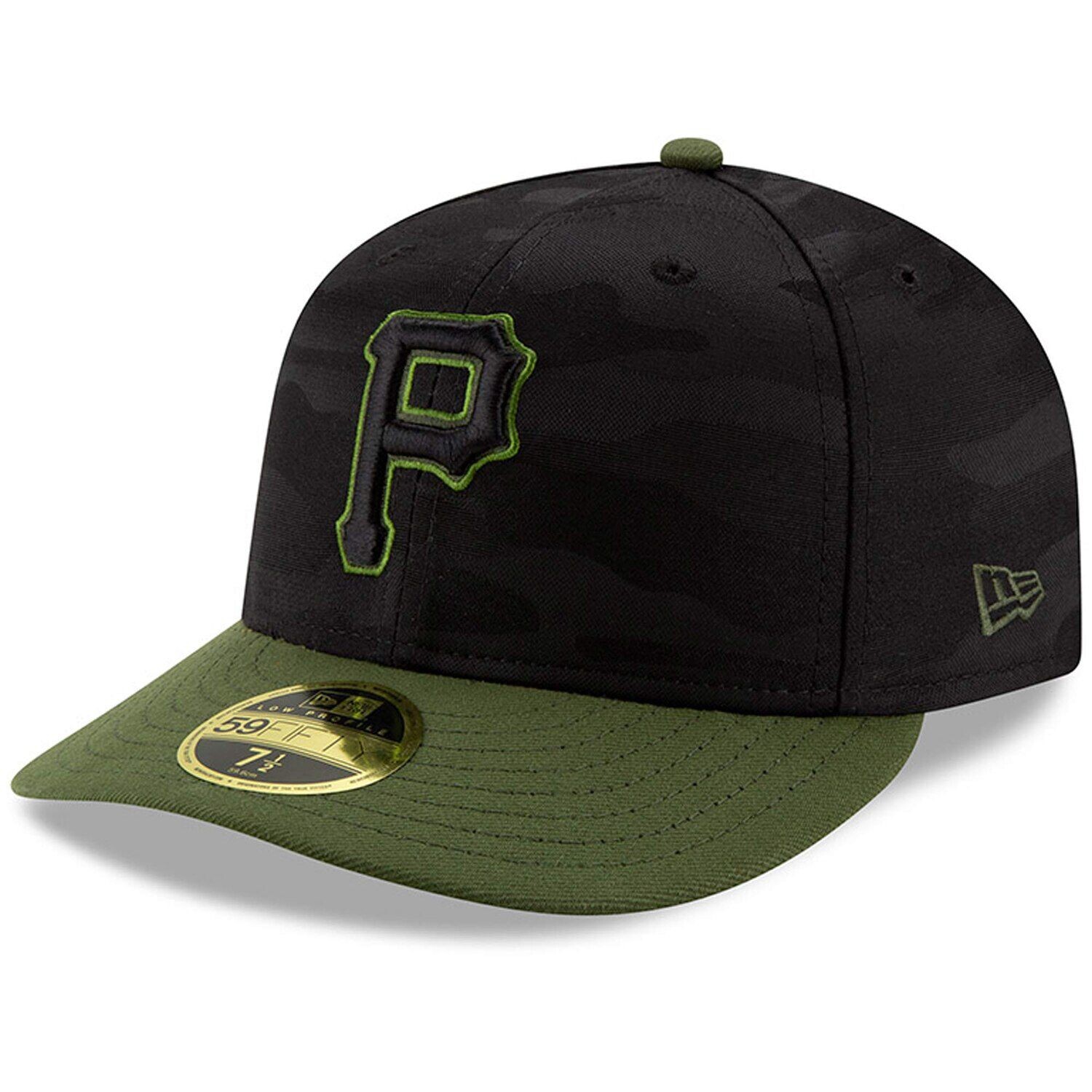 

Мужская облегающая шляпа New Era Black Pittsburgh Pirates Authentic Collection Alternate 3 On-Field 59FIFTY
