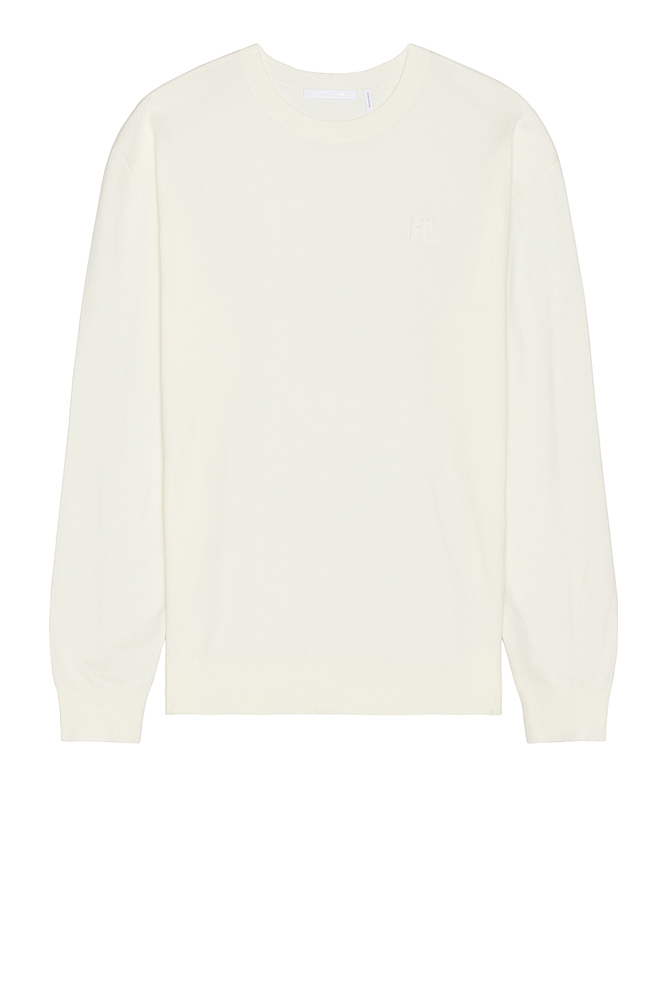 

Свитер Helmut Lang Fine Gauge Crewneck, слоновая кость, Бежевый