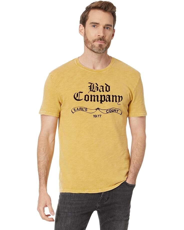 

Футболка Lucky Brand Bad Company 1977, цвет Arrowwood