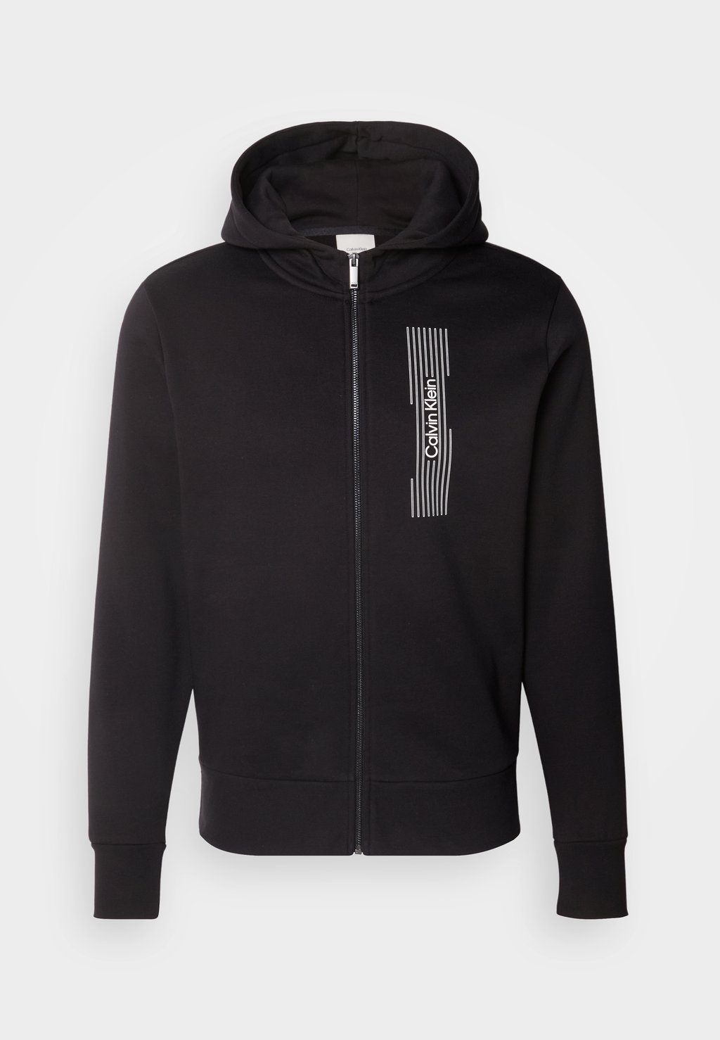 

Толстовка на молнии HORIZONTAL LOGO ZIP THRU HOODIE Calvin Klein, черный