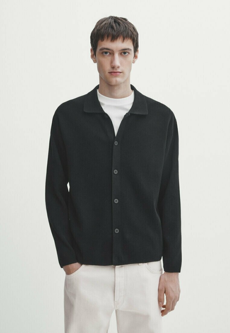 

Рубашка Milano Buttoned Massimo Dutti, черный