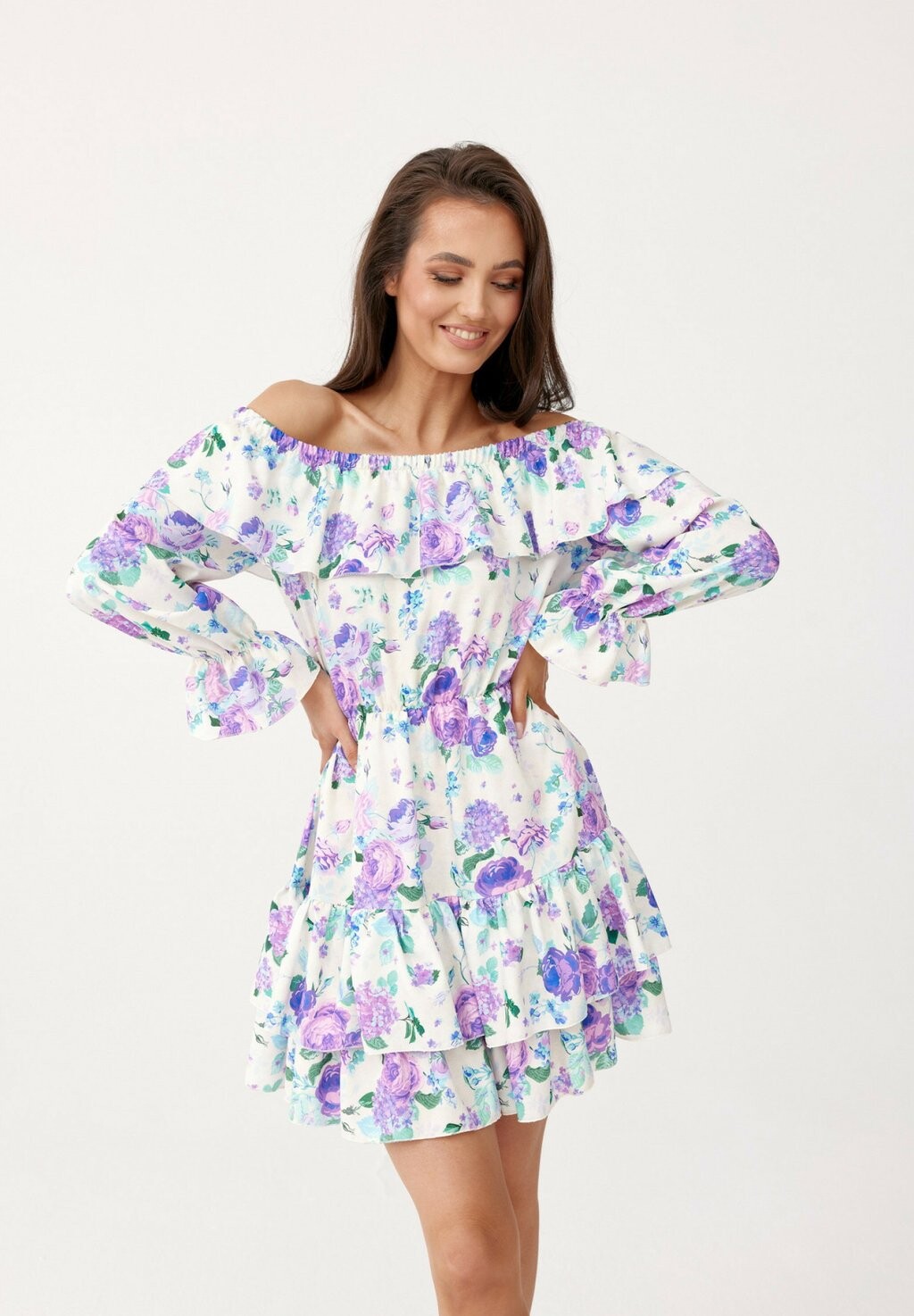 

Летнее платье Roco Fashion, фиолетовый