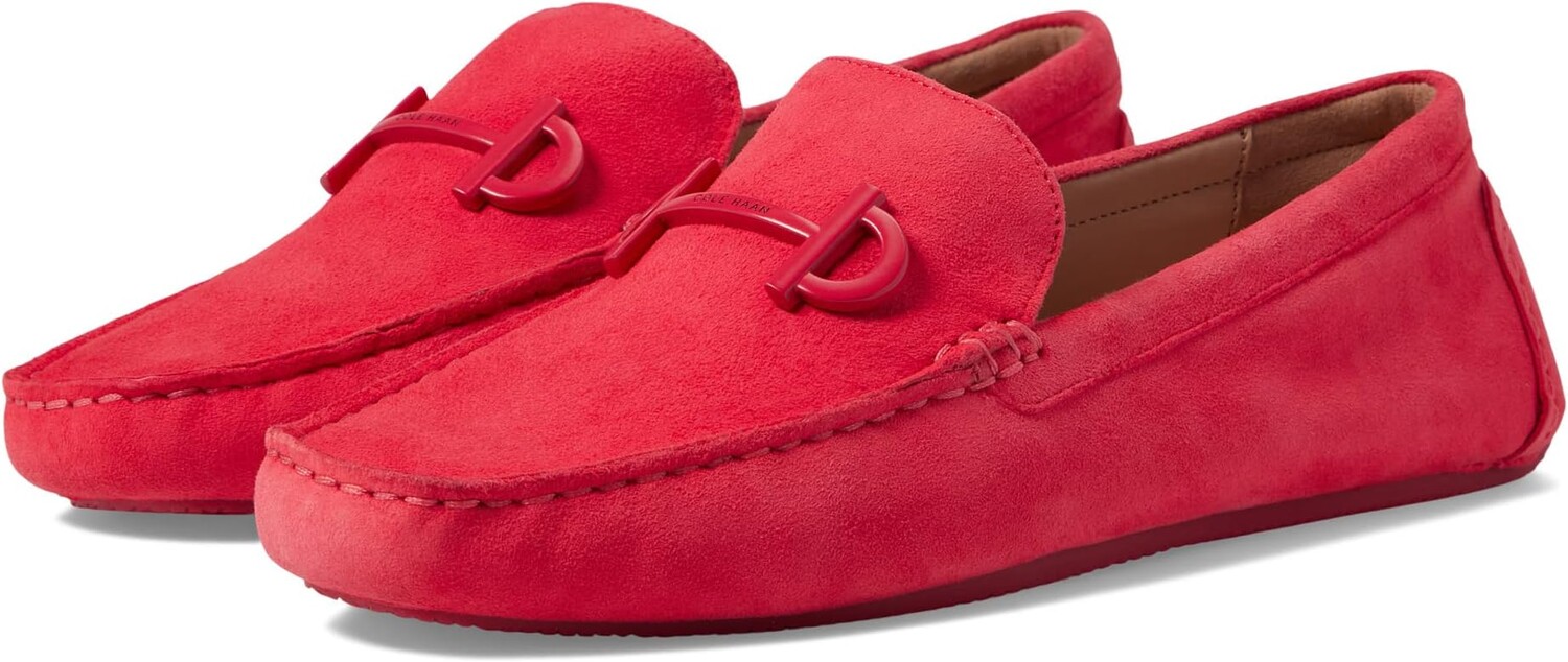 

Лоферы Tully Driver Cole Haan, цвет Geranium Suede
