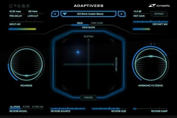

Плагин Zynaptiq Adaptiverb без отражения реверберации