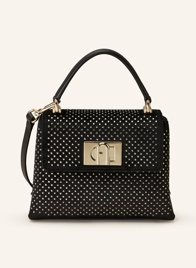 

Сумочка 1927 с драгоценными камнями Furla, черный