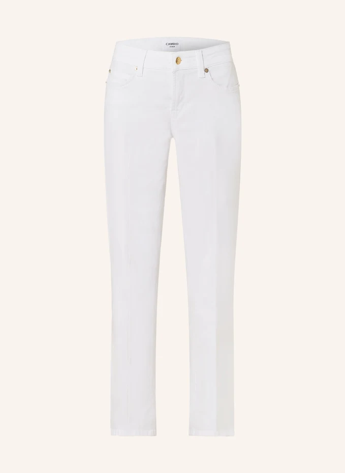 Расклешенные джинсы париж Cambio, белый джинсы расклешенные paris cambio цвет rinsed