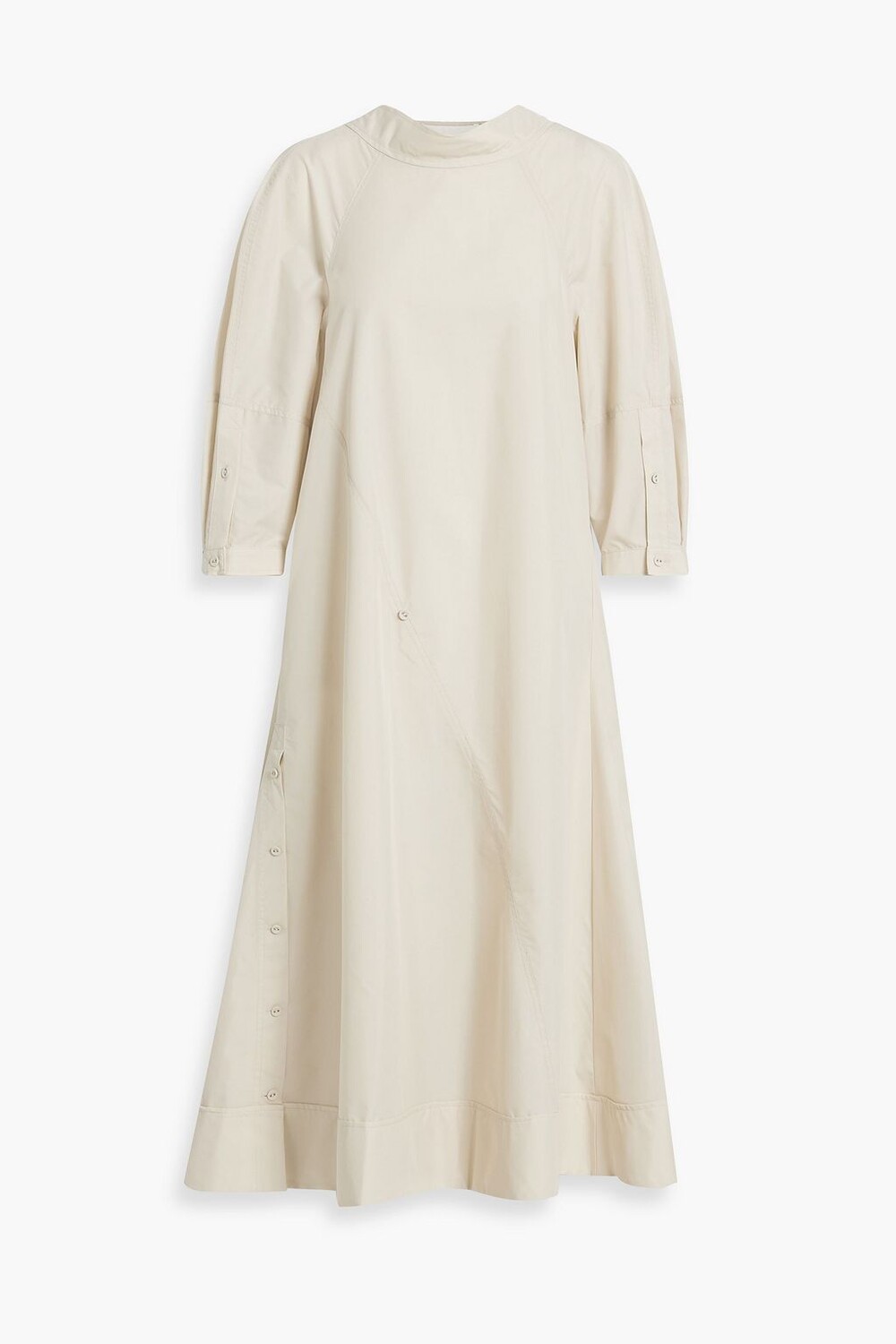 

Платье миди из хлопкового поплина 3.1 PHILLIP LIM, серый