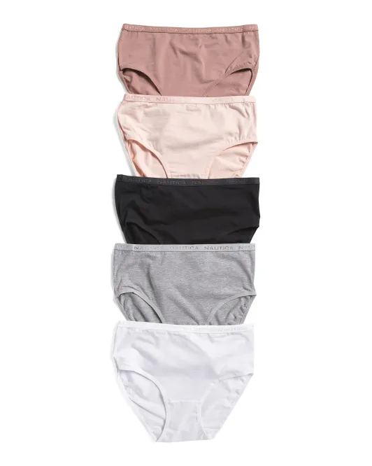

Трусики из спандекса из органического хлопка, 5 шт Nautica, цвет Multicolor