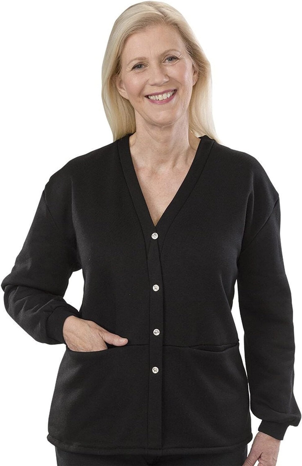 

Свитер Fleece Cardigan Open Back Silverts, темно-синий