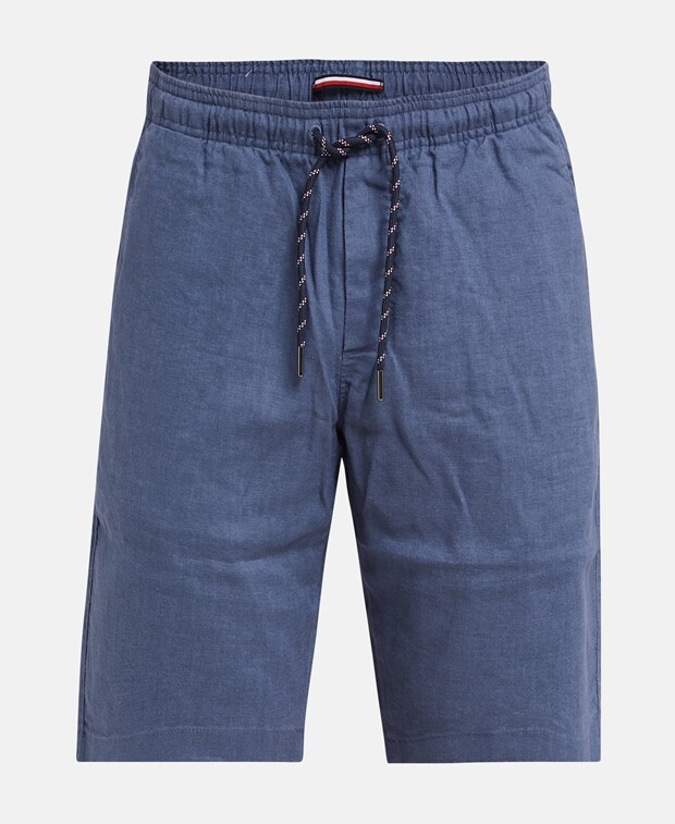 

Льняные шорты Tommy Hilfiger, шиферно-синий