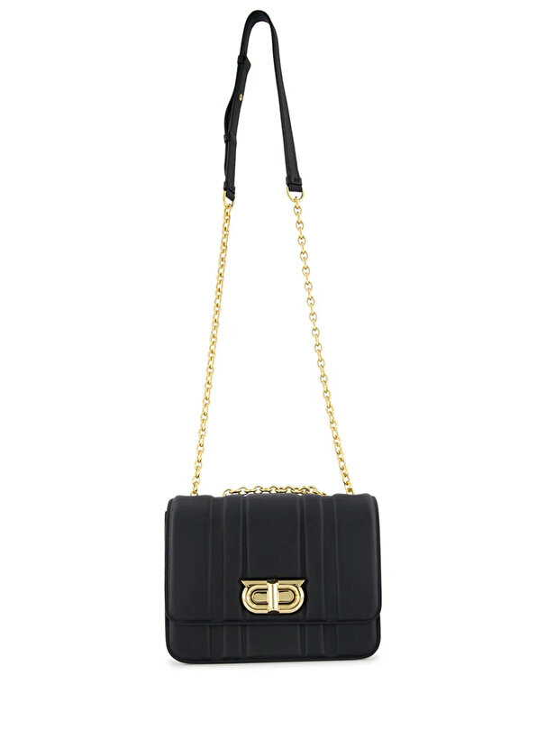 

Черная женская кожаная сумка Ferragamo