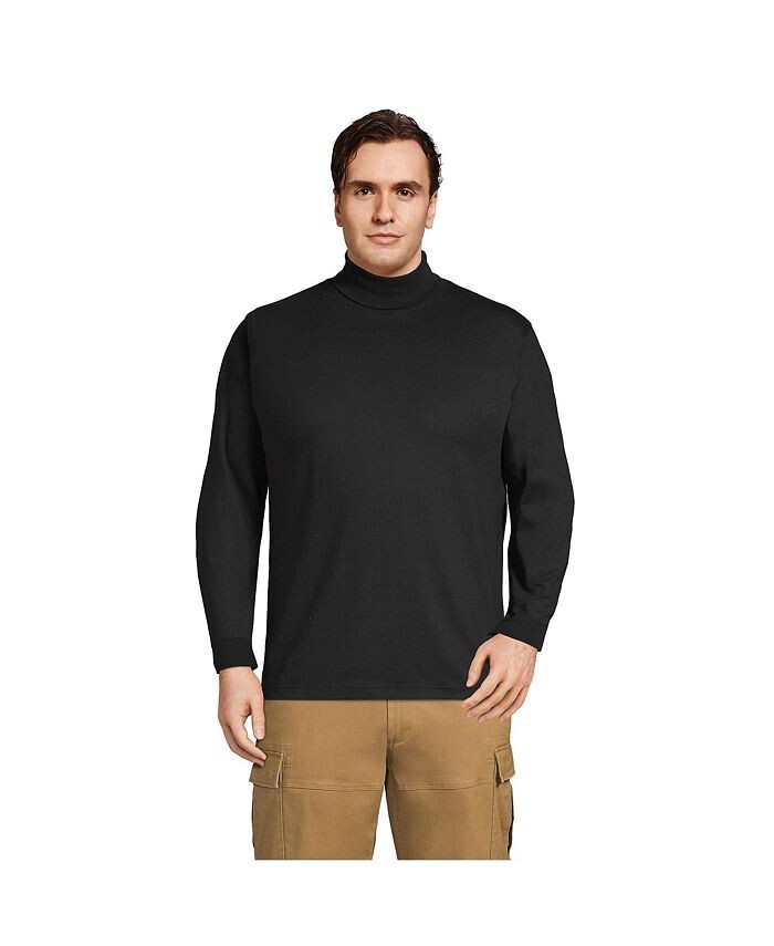 

Мужская футболка с водолазкой Super-T Lands' End, цвет Black