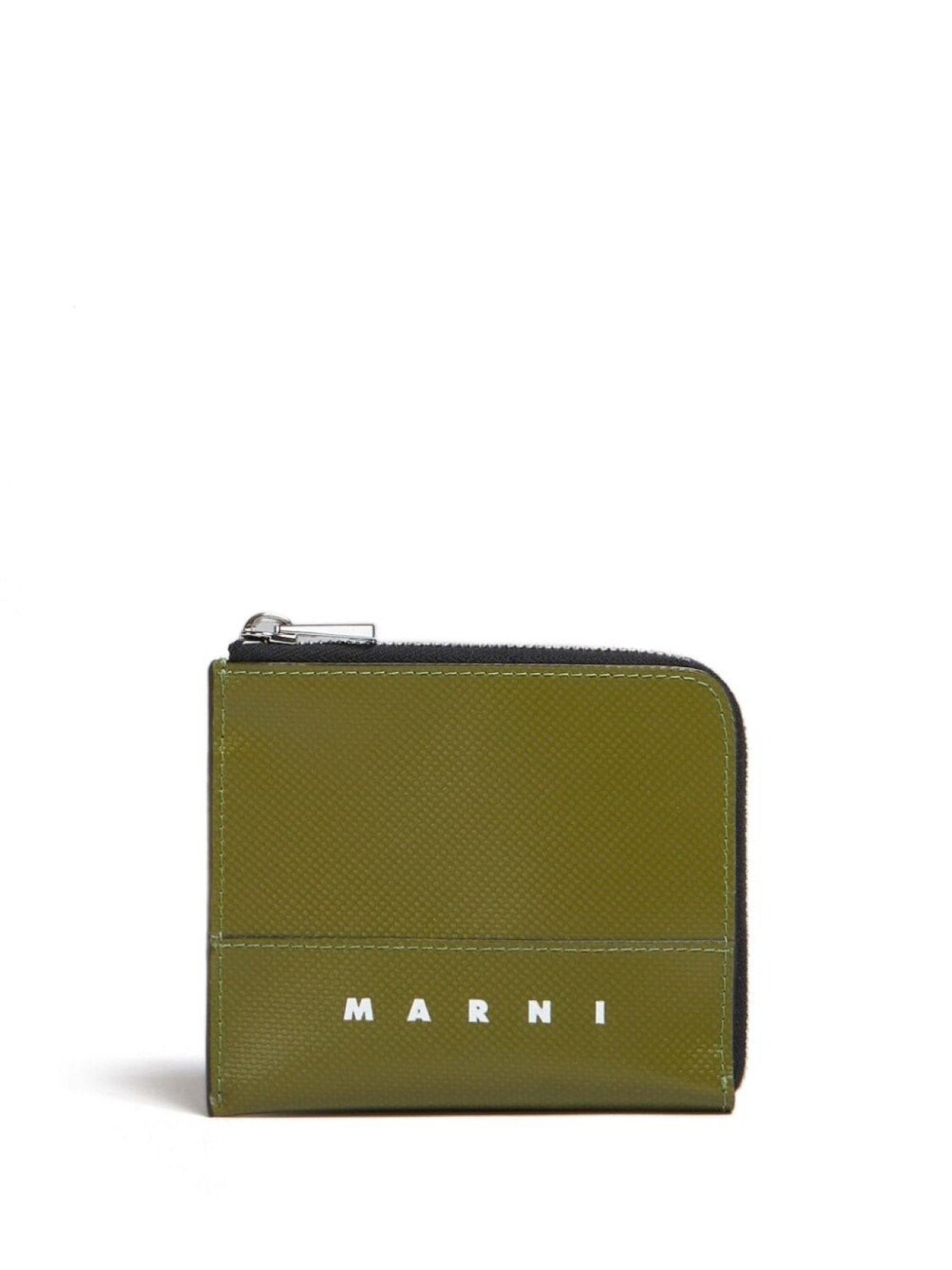

Marni кошелек на молнии с логотипом, зеленый