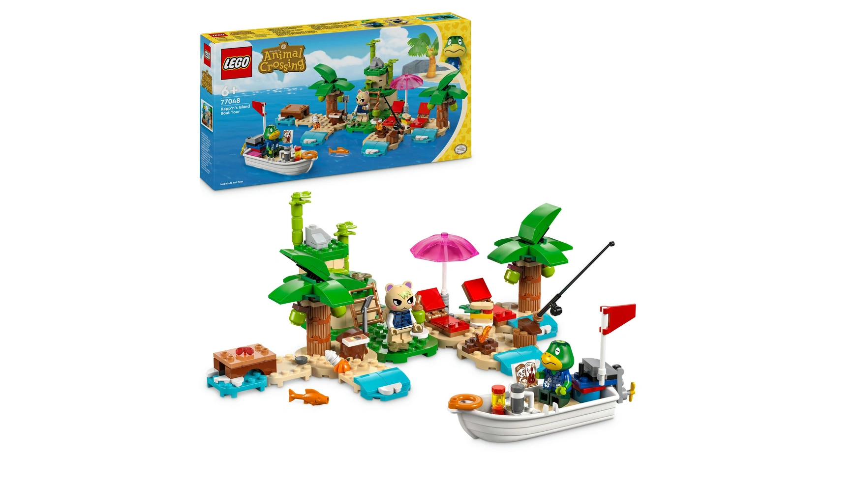 цена Lego Animal Crossing Экскурсия на лодке по Капитанскому острову