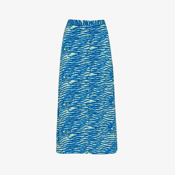 

Тканая юбка миди с пуговицами Seafoam Whistles, мультиколор
