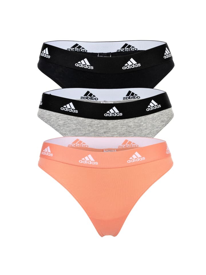 

Стринги adidas, цвет schwarz/grau/orange