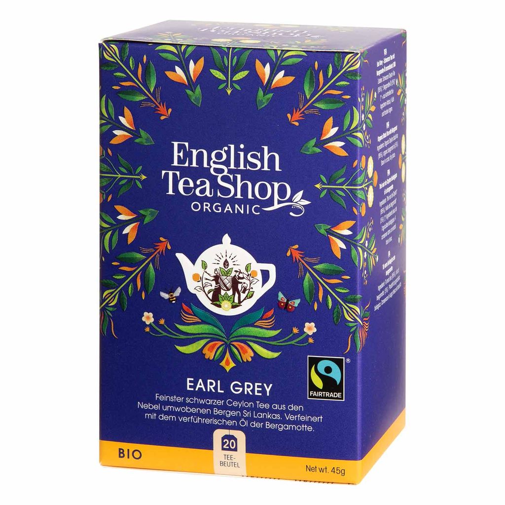 

ETS - Earl Grey, ORGANIC Fairtrade, 20 чайных пакетиков English Tea Shop