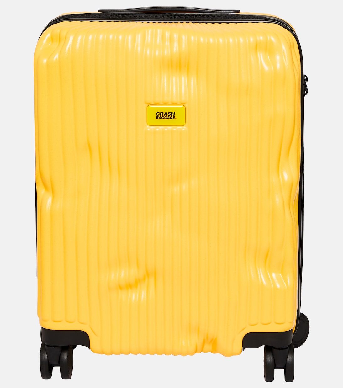 Небольшой чемодан stripe cabin Crash Baggage, желтый