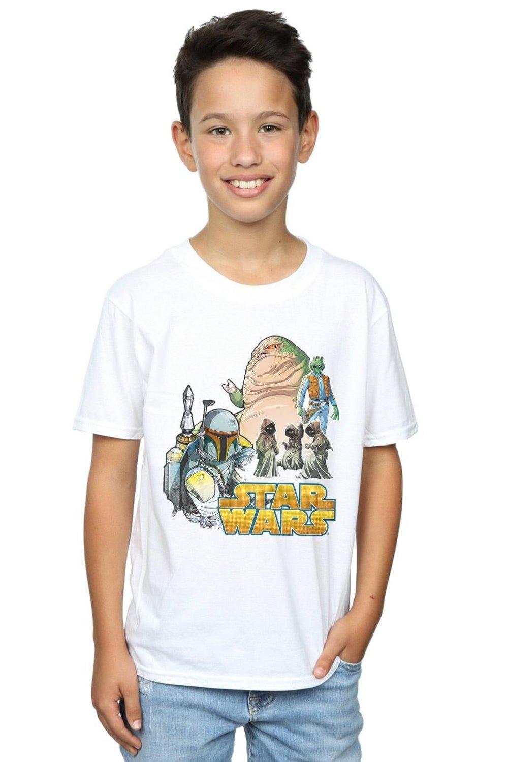 Винтажная футболка Montage Star Wars, белый