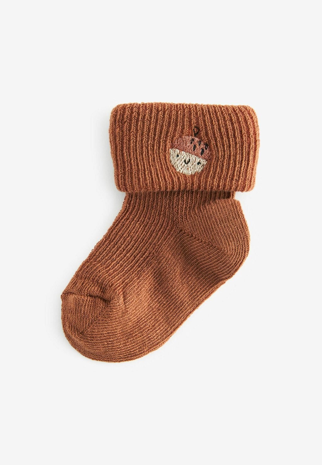 

Носки EMBROIDERED ROLL 5 PACK. REGULAR FI Next, коричневый