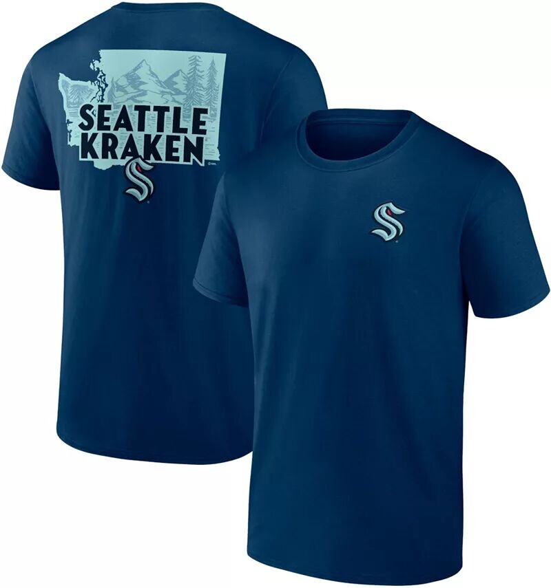

Темно-синяя футболка NHL Seattle Kraken Hometown