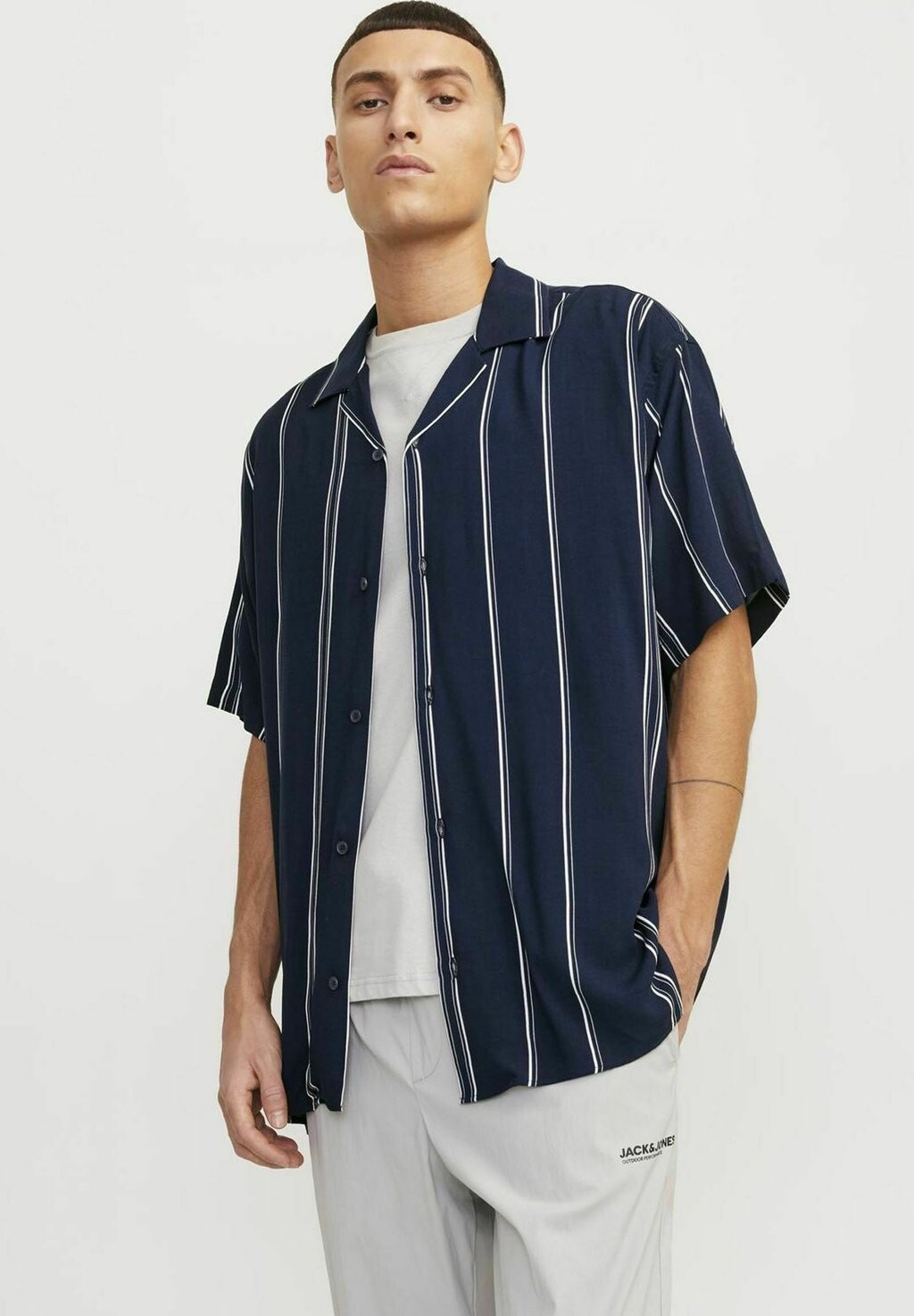 

Рубашка JEFF RELAX Jack & Jones, военно-морской