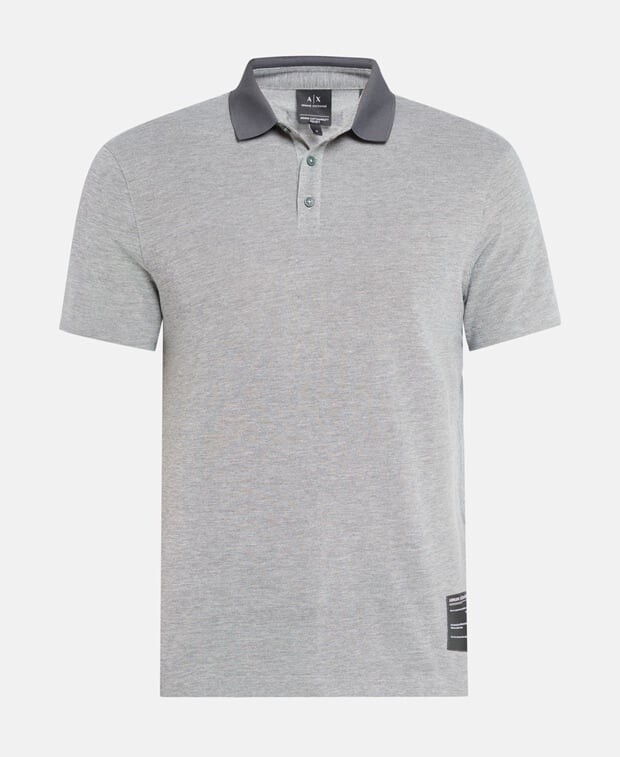 

Рубашка поло Armani Exchange, серый