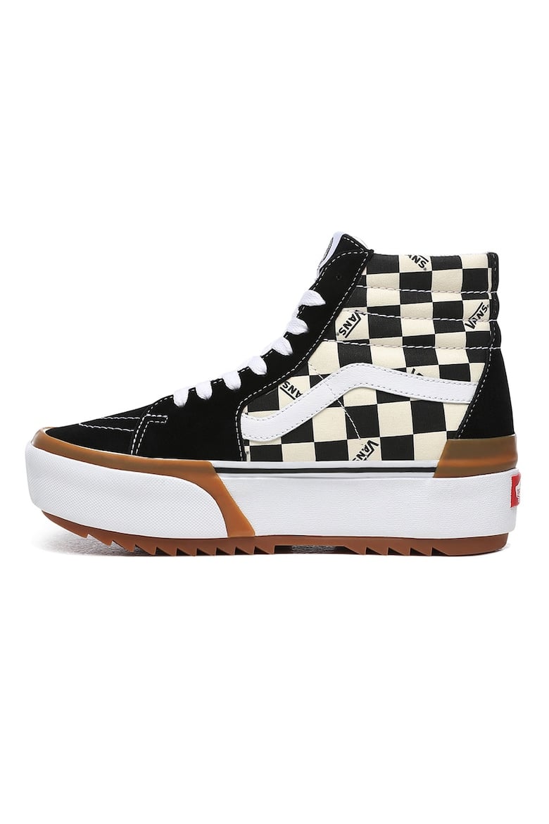 

Кроссовки SK8-Hi Stacked на платформе и замше Vans, черный