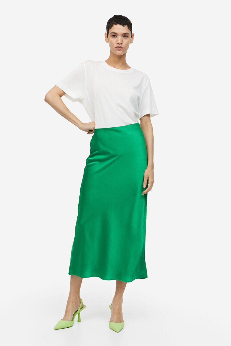 

Юбка-колонна H&M, зеленый