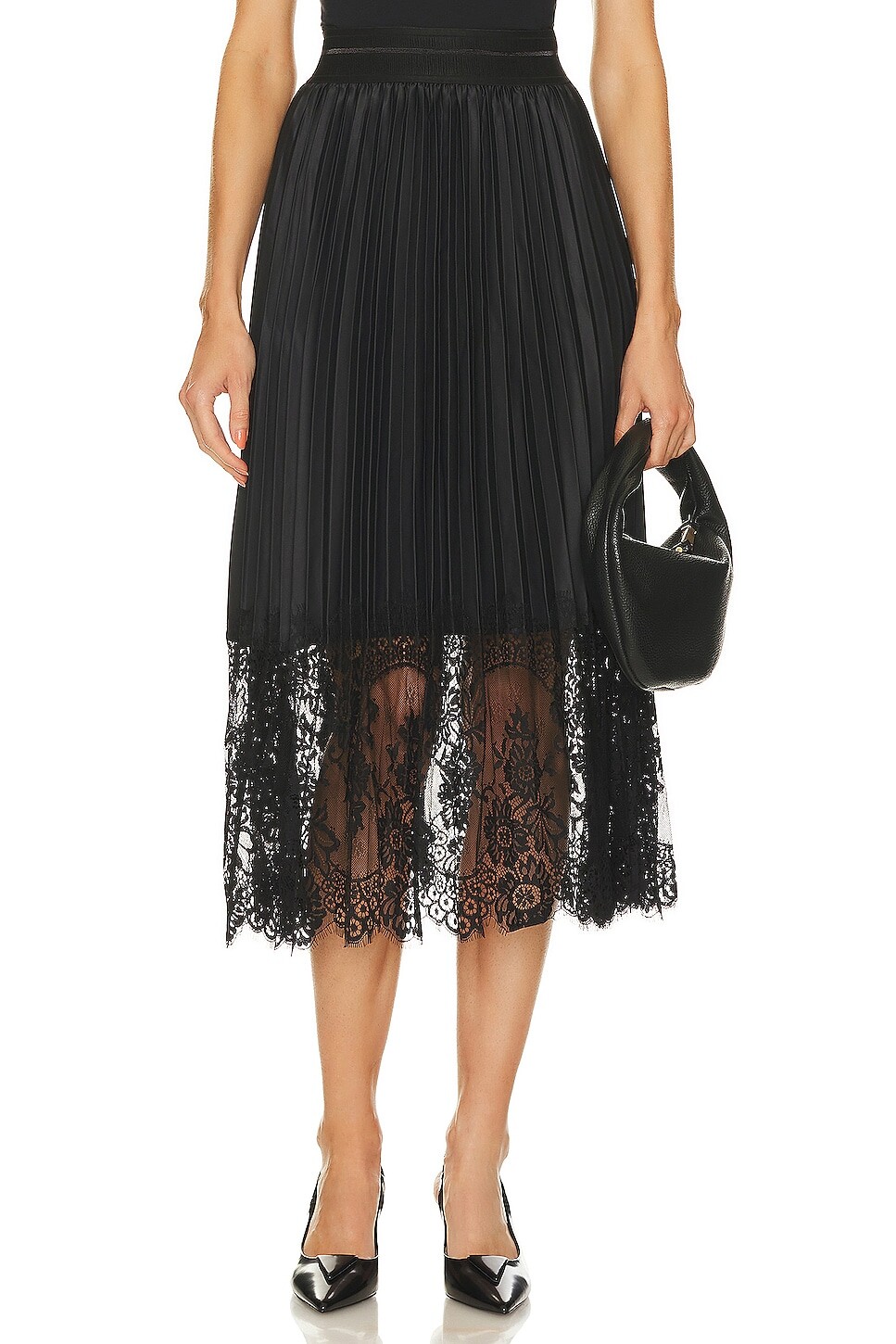 

Юбка Le Superbe Interlace Pleated, черный