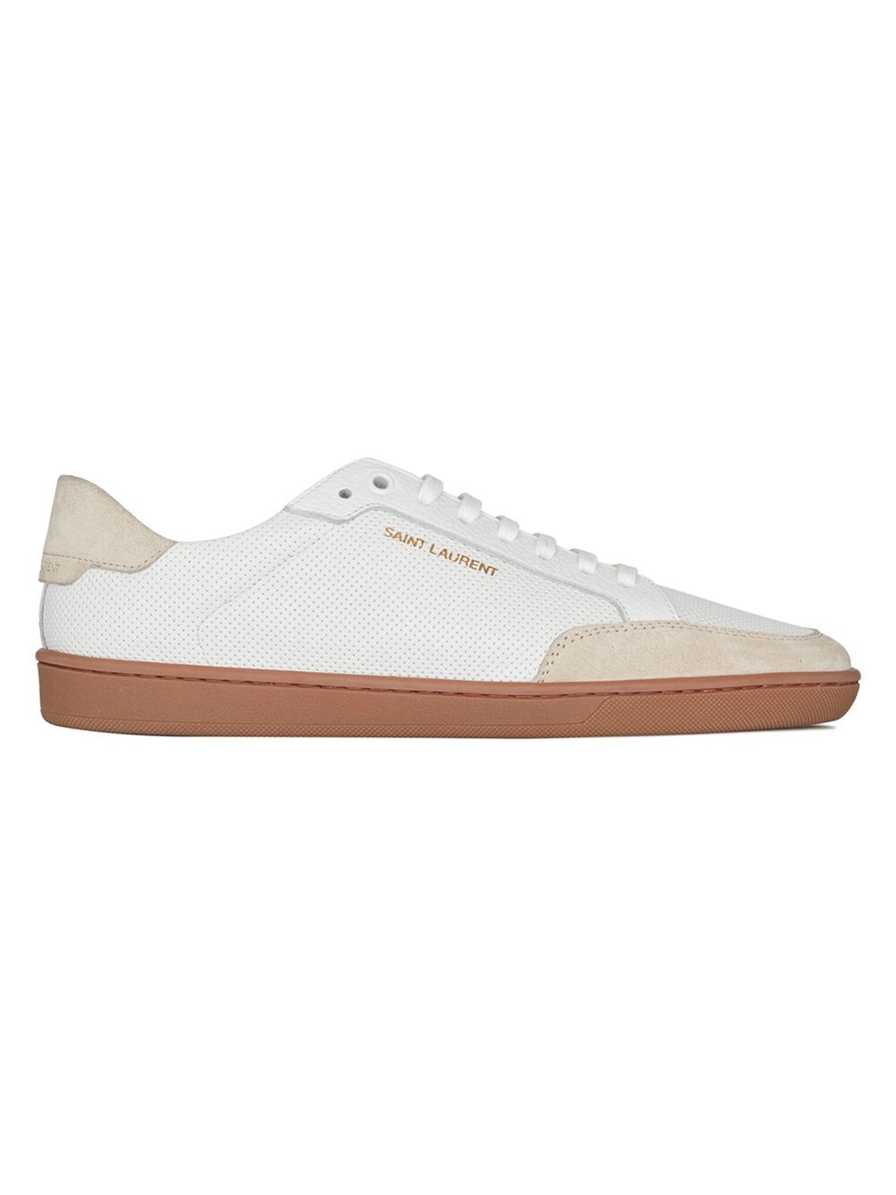 

Низкие кожаные кроссовки SL/10 Saint Laurent, белый