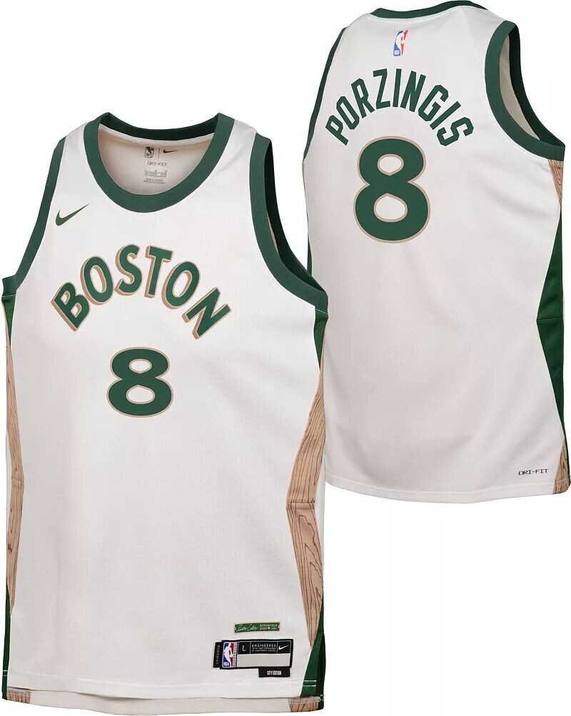 

Джерси Nike Youth 2023-24 City Edition Boston Celtics Кристапс Порзингис #8 Swingman