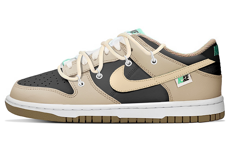 

Кроссовки Nike Dunk Skateboarding Shoes Women's Low-top Beige, коричневый