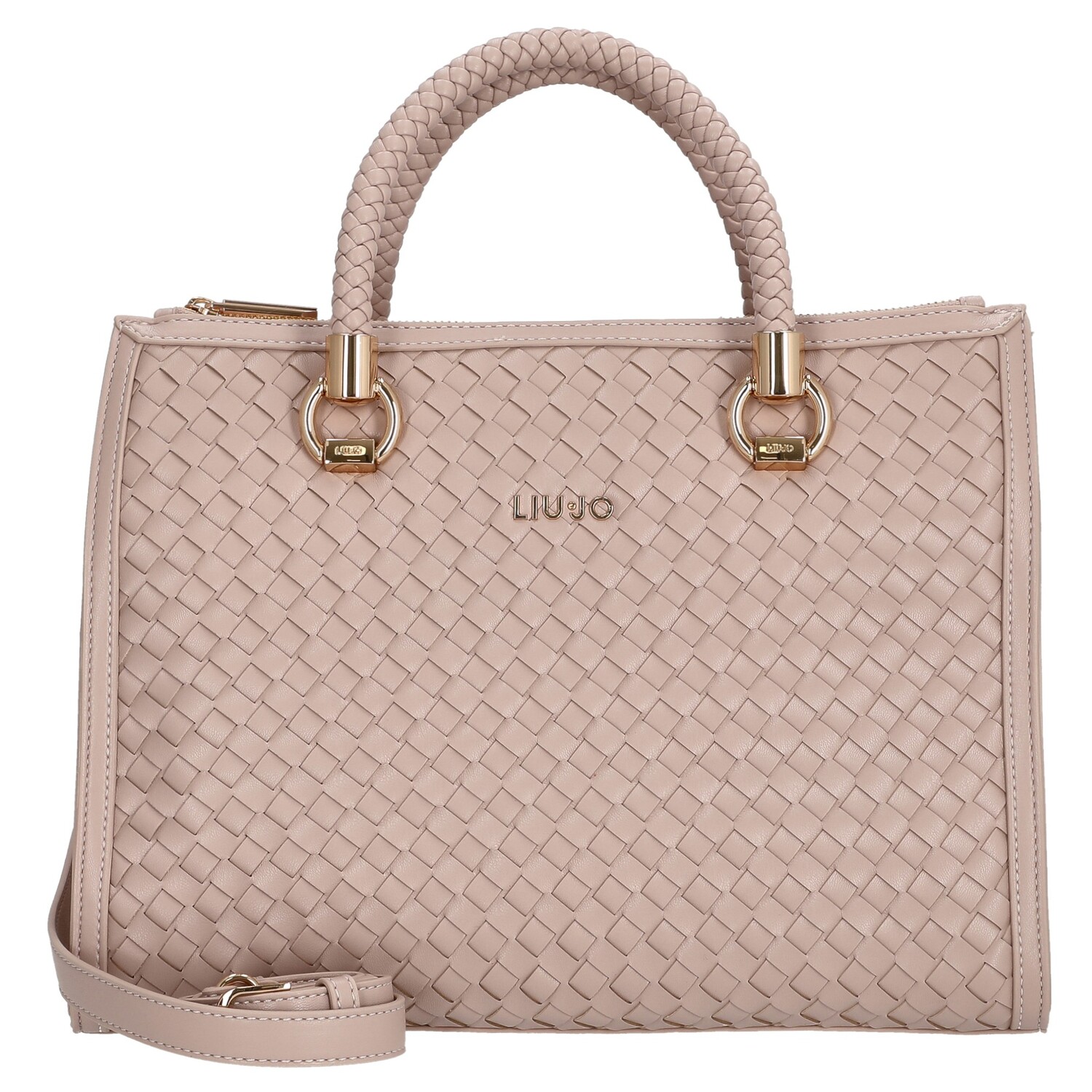 

Сумка через плечо Liu Jo Manh Double Zip Henkeltasche M 34 cm, цвет meg rose