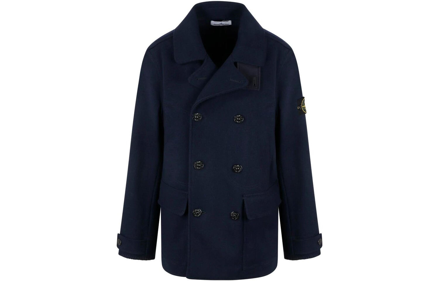 

Пальто мужское темно-синее Stone Island, темно-синий