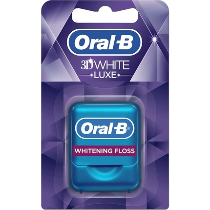 цена Oral-B 3D White Luxe Отбеливающая зубная нить 35M, Oral B
